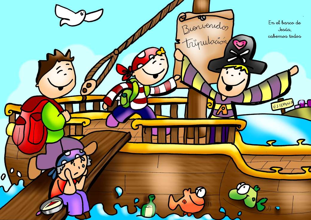 Pirátská loď online puzzle