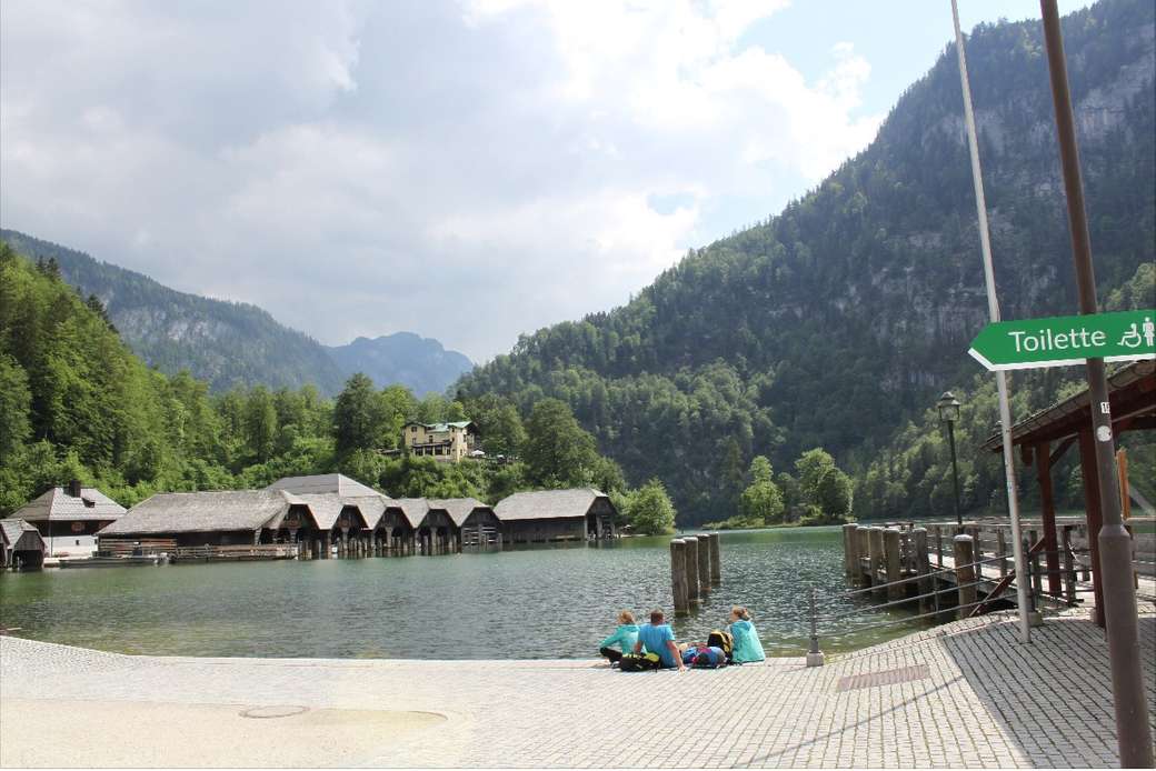 u jezera Königssee kontra Alpách kirakós online