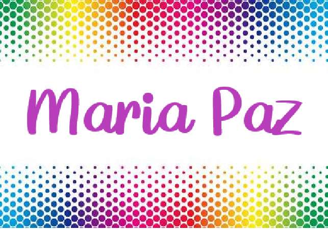Maria Paz puzzel online puzzel