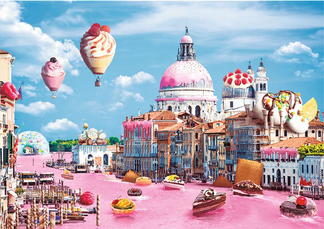 Sweets in Venice online puzzle