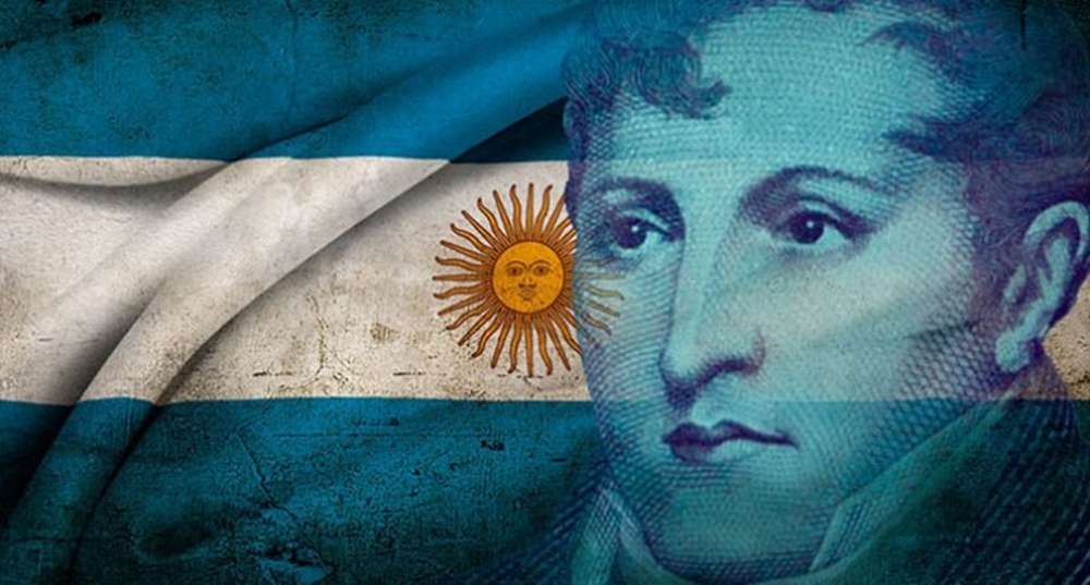 Manuel Belgrano, skaparen av flaggan pussel på nätet