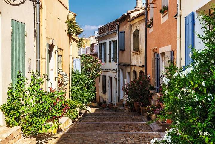 Een klein stadje in de Provence. puzzel