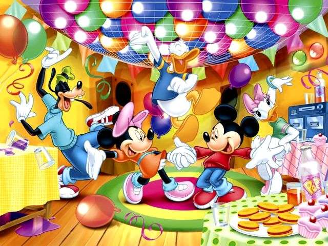 Mickeys Geburtstag Puzzlespiel online