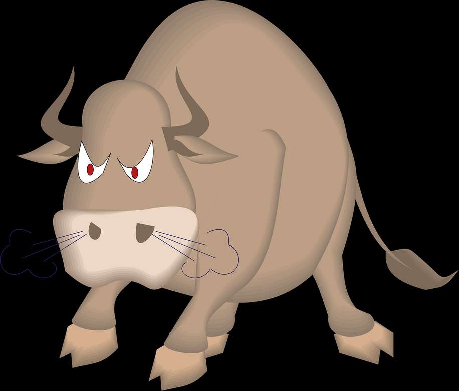 "Неспокоен бик" онлайн пъзел