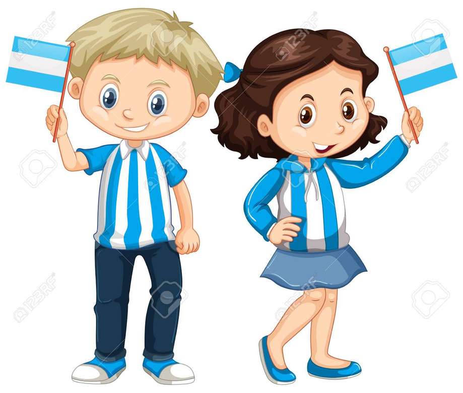 Argentinské děti skládačky online