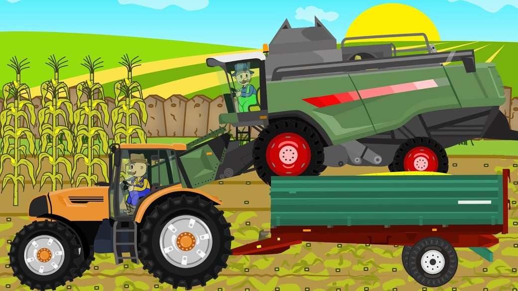 Traktor pro Nathana skládačky online