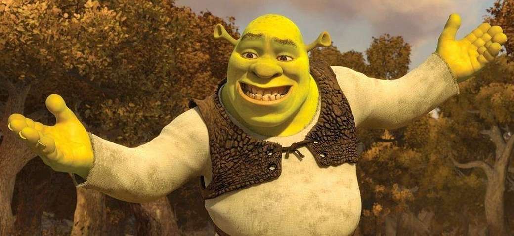 Shrek rekommenderar starkt dessa pussel Pussel online