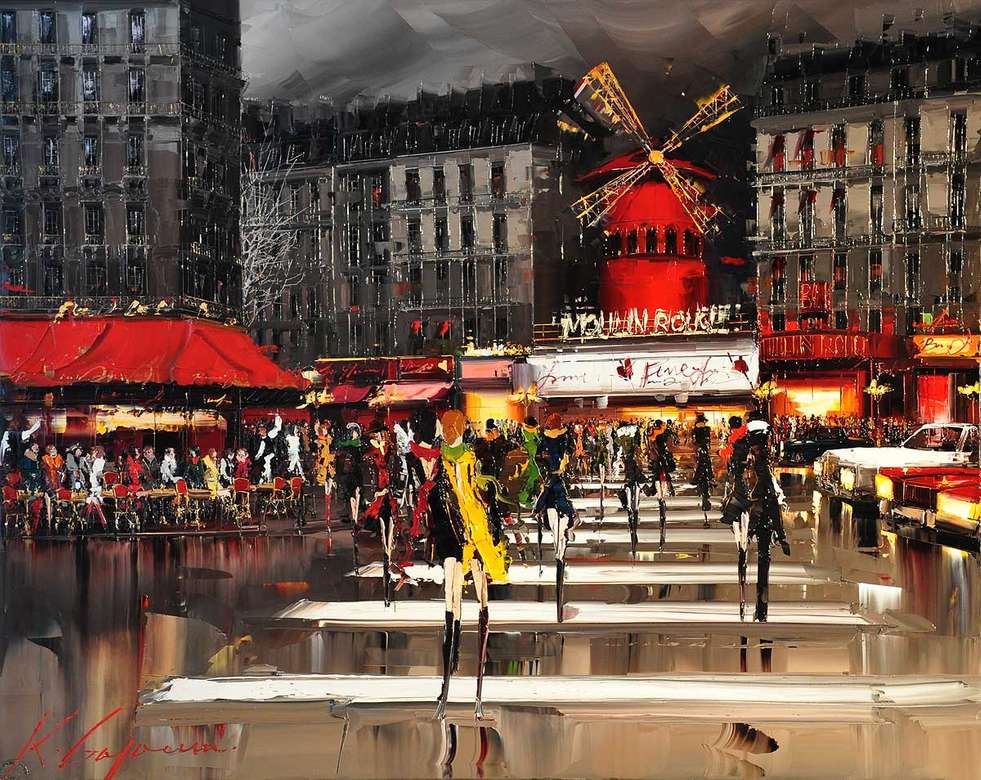 Moulin Rouge legpuzzel