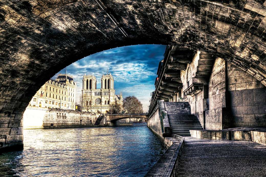 Catedral de Notre-Dame en París rompecabezas en línea
