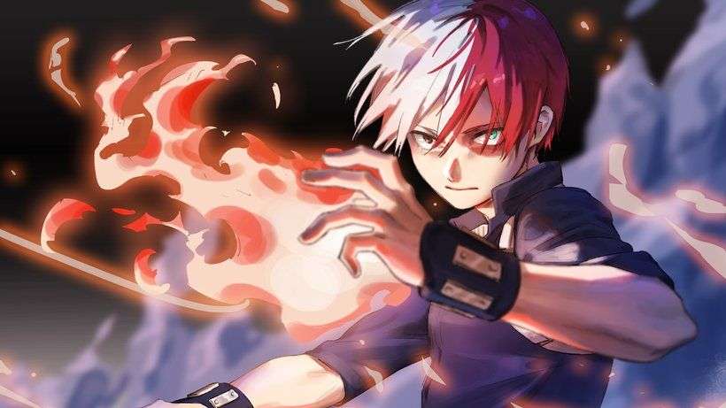 shouto todoroki rompecabezas en línea