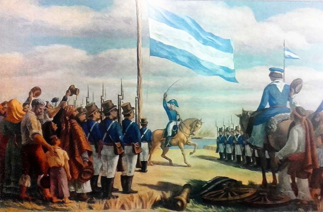 MANUEL BELGRANO създава ARGENTINE FLAG онлайн пъзел