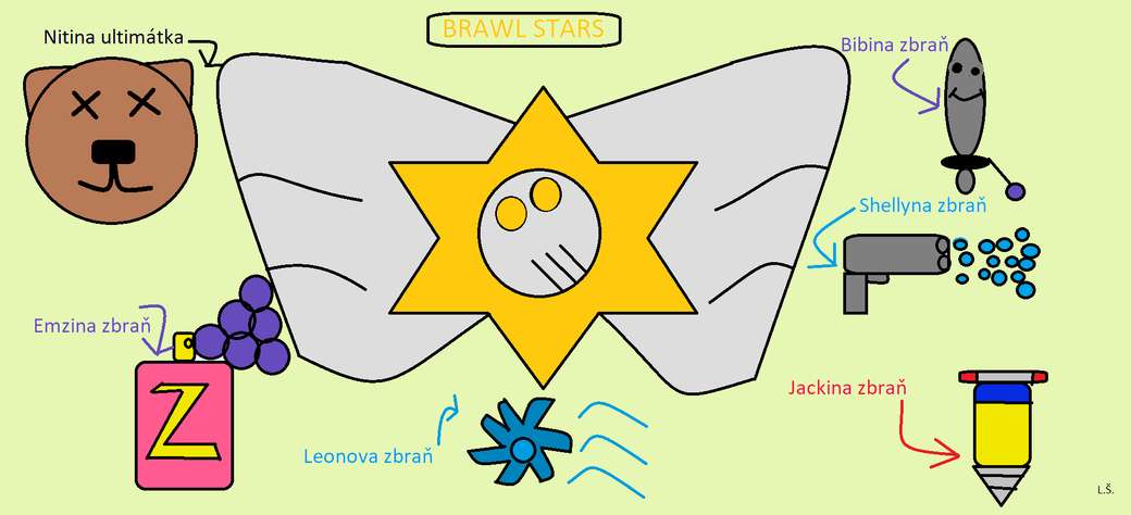Brawl stars logo skládačky online