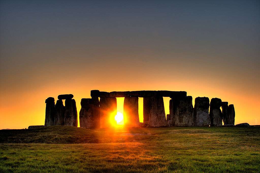 Téli napforduló Stonehenge-ben online puzzle