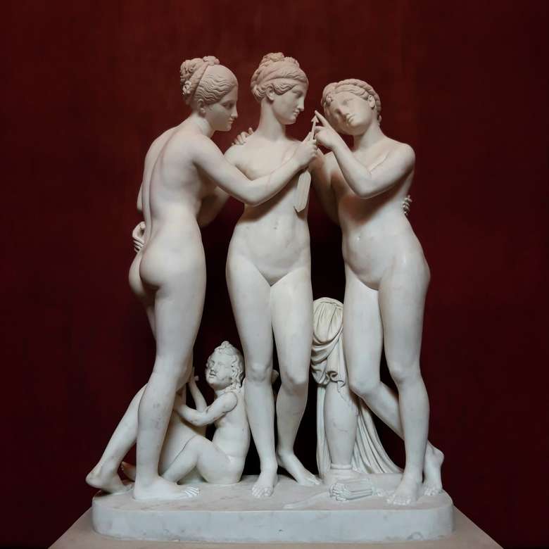 голи статуи онлайн пъзел