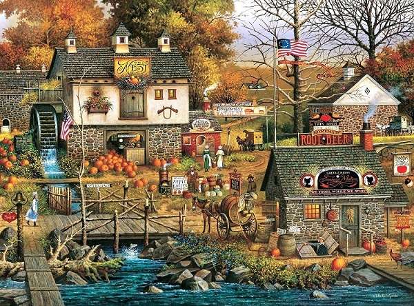 Americký podzim. online puzzle