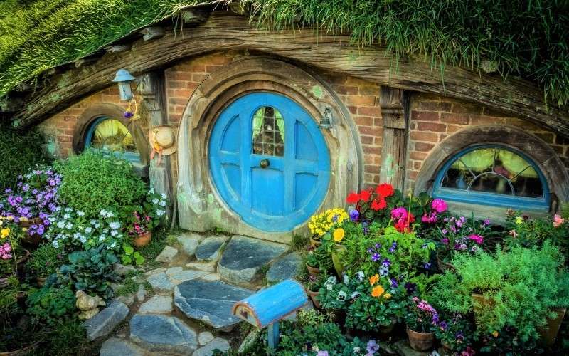 Casa lui Hobbit jigsaw puzzle online