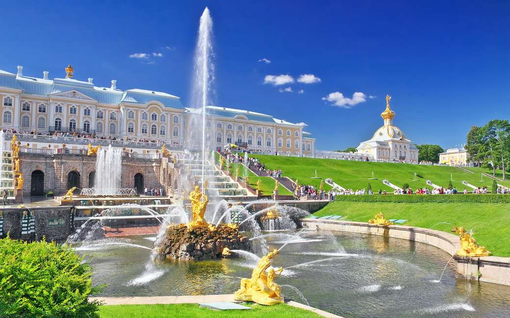 Palais de Peterhof puzzle en ligne