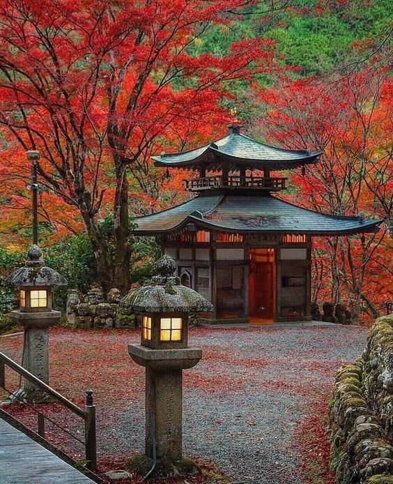 Krásná krajina Japonska online puzzle