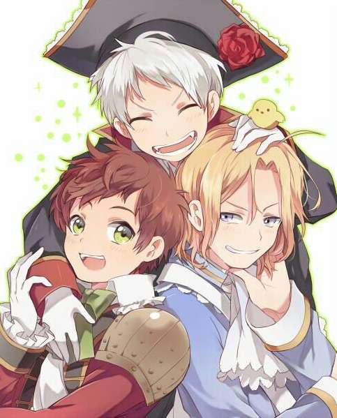 Hetalia BTT puzzle quebra-cabeças online