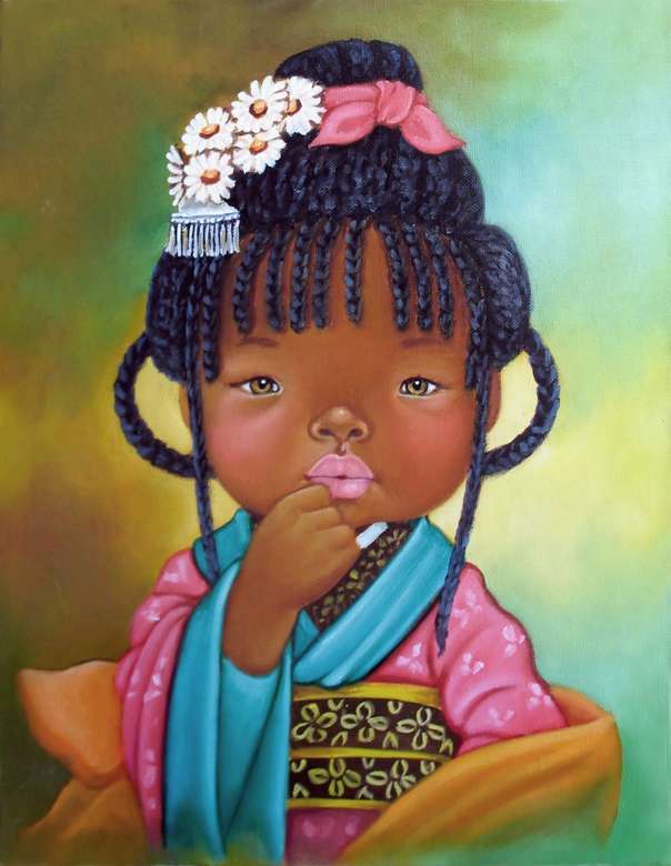 Afrika gyermekei, Dora Alis online puzzle