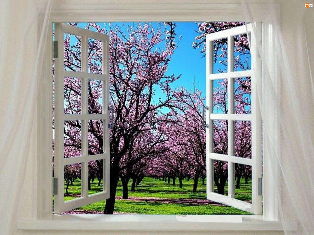 Вікно з краєвидом онлайн пазл