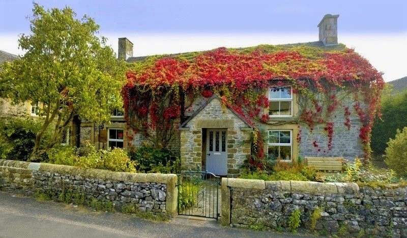 House overgrown with ivy jigsaw puzzle online