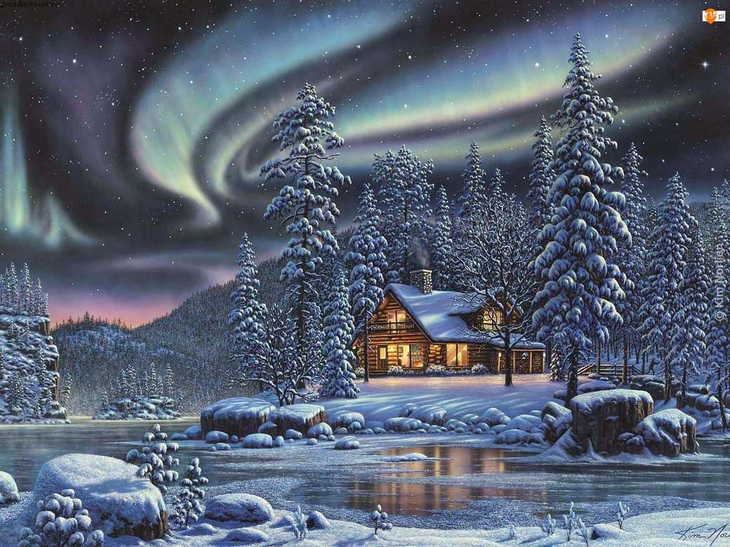 Aurora borealis kirakós online