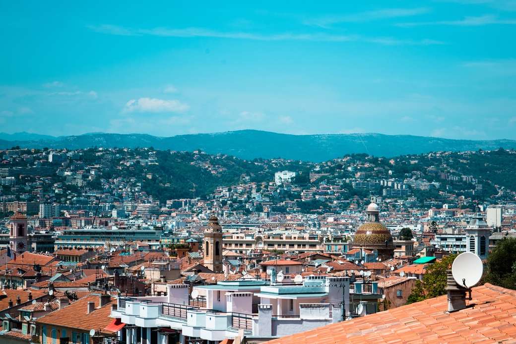 Skyline de Nice, França quebra-cabeça