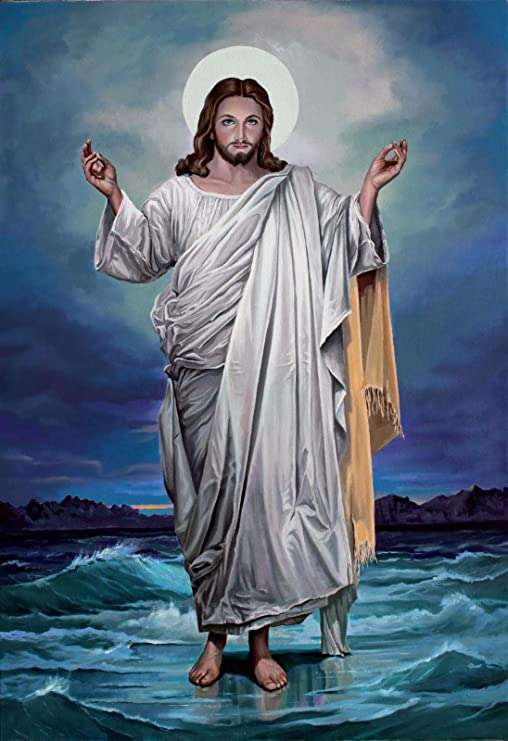 Jesús en el mar de Galilea rompecabezas en línea