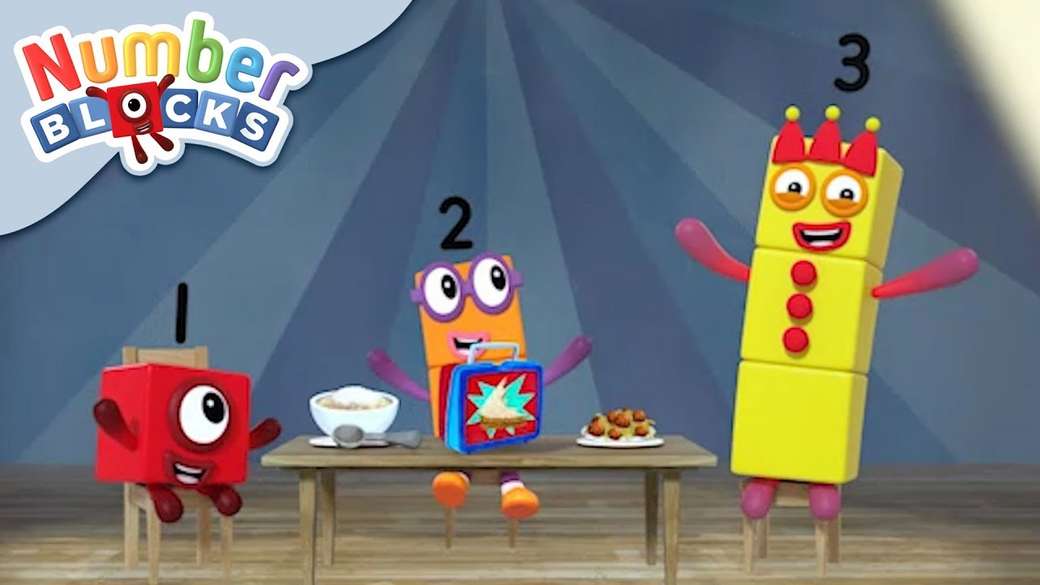 Lunch Time Numberblock Online-Puzzle