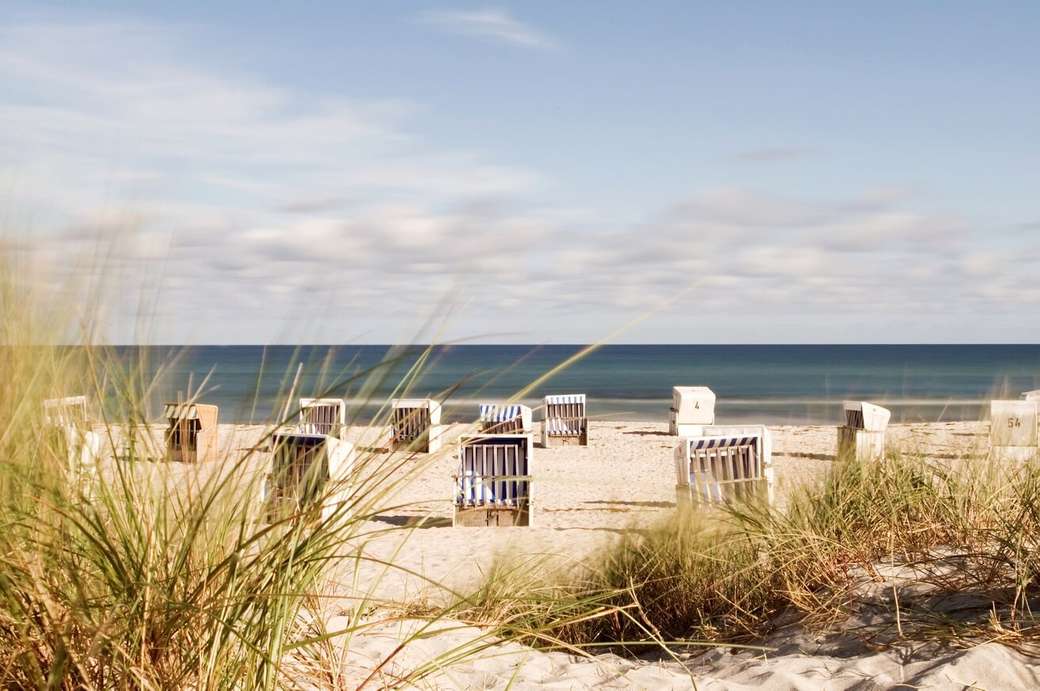 pláž dovolená Baltské moře skládačky online