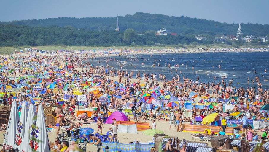 plaja aglomerată puzzle online