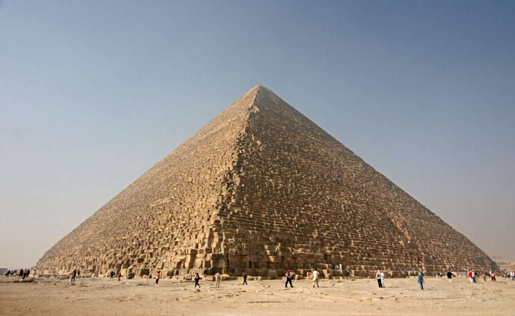 De piramide van Cheops legpuzzel online