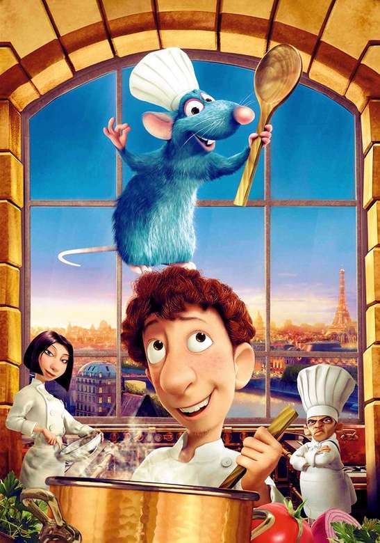 Disney filme ratatouille quebra-cabeça quebra-cabeças personagens dos  desenhos animados de madeira para adultos brinquedos