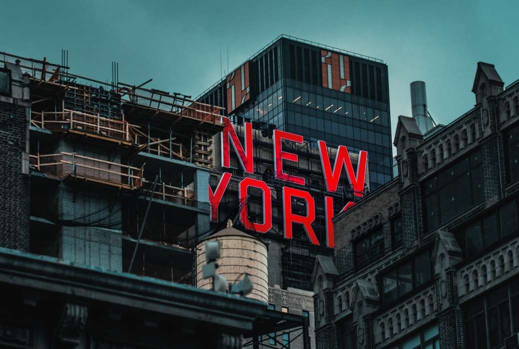 New York signage skládačky online
