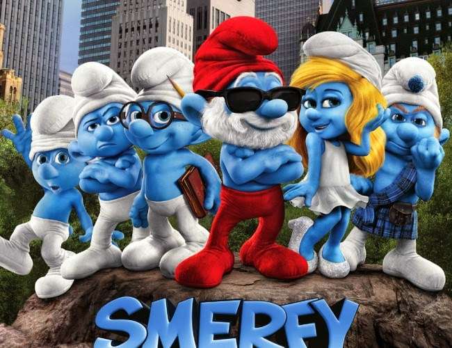 O filme dos Smurfs. puzzle online