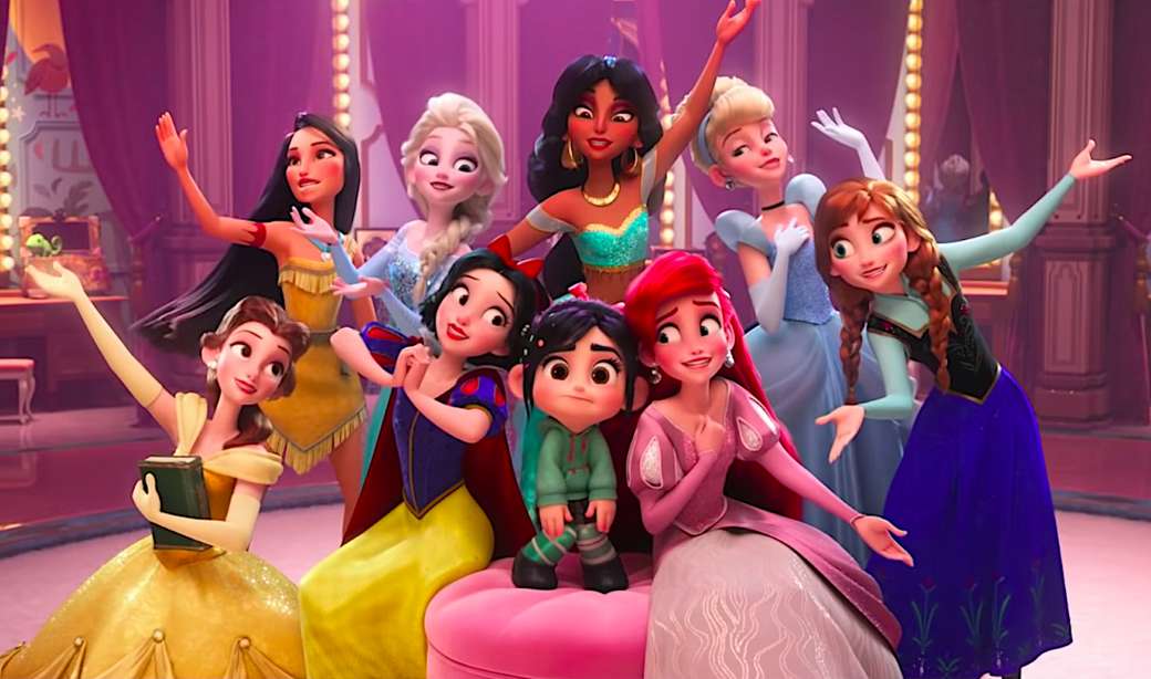 Disney-prinsessor pussel på nätet
