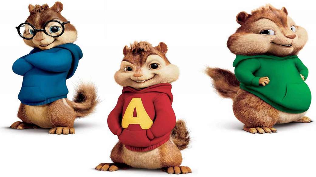 Alvin en de eekhoorns online puzzel