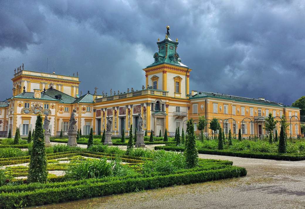 Slott i Wilanów pussel på nätet