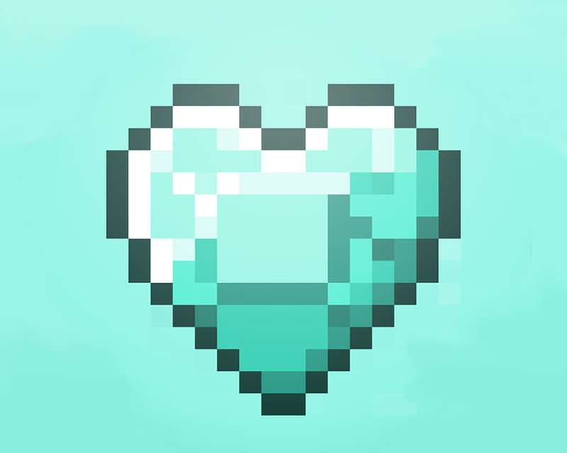 Minecraft диакс сърце онлайн пъзел