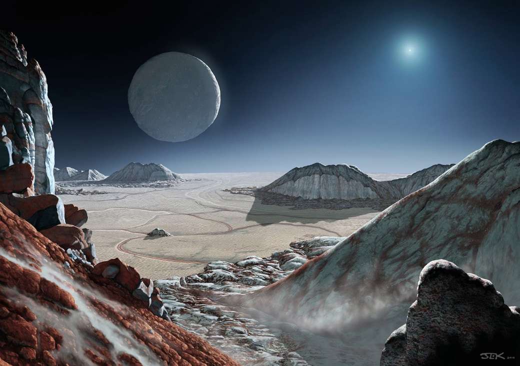 Планета Плутон онлайн пазл