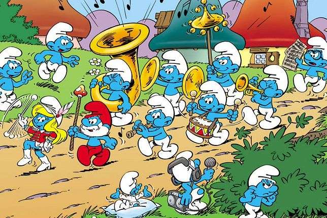 The Smurfs - un basm puzzle online