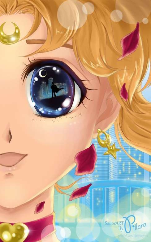 Bellisíma Sailor Moon puzzle online