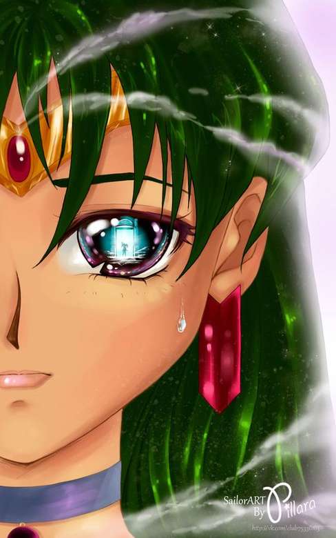 Sailor Pluto (beautiful drawings) online puzzle