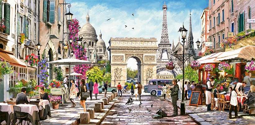 Parisul panoramic. jigsaw puzzle online