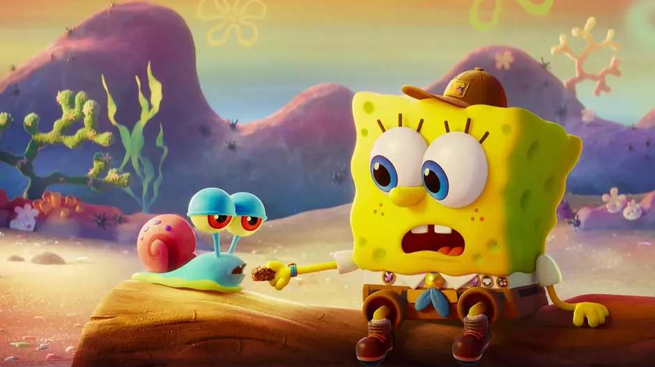 Spongebob v kalhotách online puzzle