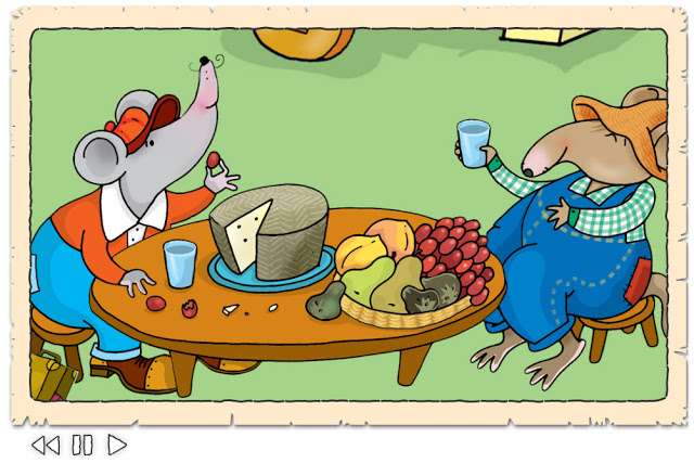 Rat + on de campo y ratón de ciudad Puzzlespiel online