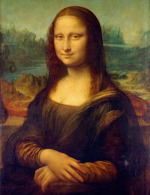 Mona Lisa pussel på nätet