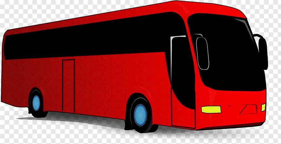 turistvolvo röd buss Pussel online