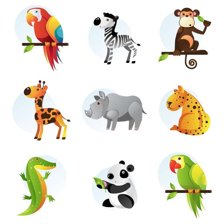 ANIMALES TERRESTRES jigsaw puzzle online